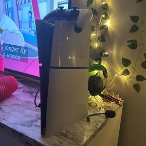 ps5 console with controller